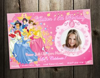   Birthday Party Invitation Photo Card Custom Invites Baby Shower