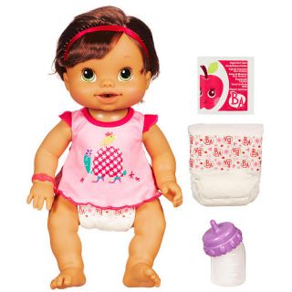 New My Baby Alive Wets Wiggles Doll Brunette English Spanish Hispanic 