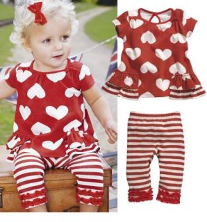 Baby Clothes 3 12M Top Pants 2 Pcs Girls Outfit Summer Set Toddler 