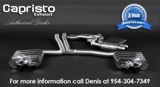 NEW Audi RS5 RS 5 Valved Exhaust System by CAPRISTO Exhaust