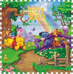 baby play mats Disney Story Winnie Pooh A kids foam play mat