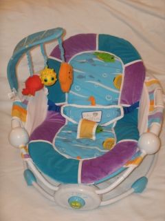 Baby Einstein Discovering Water Rocker Bouncer with  iPod Plug in 