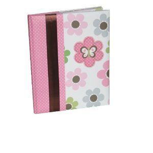   Just One You Babys Mod Flower First Record Book Baby Book Pink
