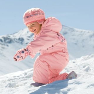 Baby Girl 6M 6 Mcolumbia Snow Suit Ski Winter Coat Jacket Bibs 