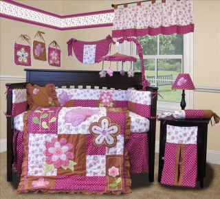 Baby Boutique   Sweet Garden 13 PCS Crib Bedding Nursery Set