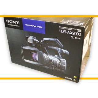 Sony HDR AX2000 AVCHD Digital Camcorder HDRAX2000 New 027242781733 