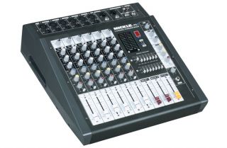 P6 MIXER Pro Audio Mixer PA System Powered Mix Board 6 Channel EQ