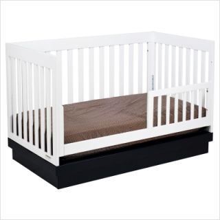 Babyletto Harlow 3 in 1 Convertible Crib in White Navy