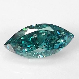 53cts Bluish Green Marquise Natural Loose Diamond