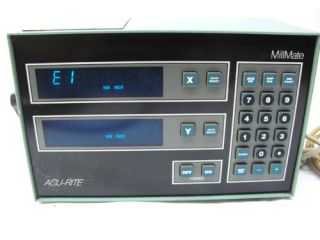 ACU Rite Millmate 2 Axis Digital Read Out for Mill Scale