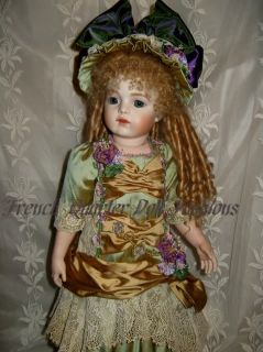 24 French Doll Dress Pattern Victorian Style Aurelia