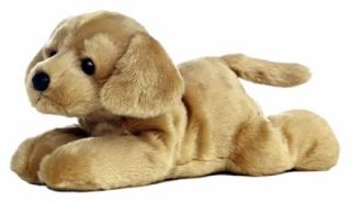 12 Aurora Plush Puppy Dog Golden Retriever Flopsie Stuffed Animal Toy 