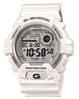 CASIO G8900A 7 G Shock Glossy White 200M WR LED Backlight Watch