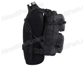 MOLLE Tactical Assault Hiking Hunting Backpack Bag Black