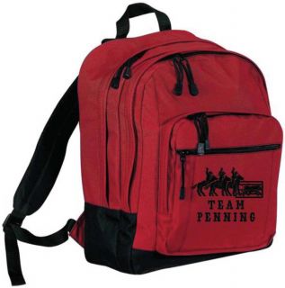 You are bidding on a red backpack as shown above. The below picture is 