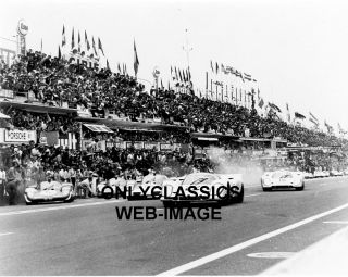 1971 LeMans Race Action Auto Racing Steve McQueen Photo
