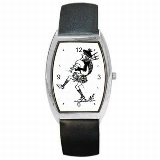 Scottish Bagpipe Bagpipes Player Man in Kilt Wrist Watch