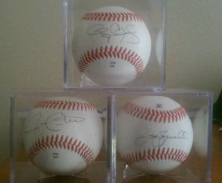   Signed autograph baseballs Roger Clemens, Jeff Bagwell, Jason Castro