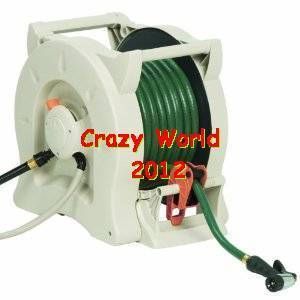 New Suncast Water Powered Automatic Rewinding Hose Reel