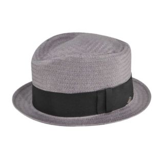 Bailey of Hollywood Hat Company Maynard Fedora Hat Dark Grey Size M 