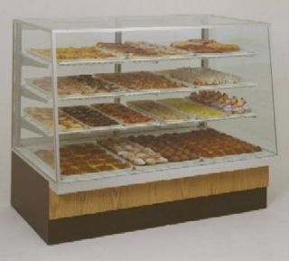Spartan Dry Bakery Display Case Glass Front Non Refrigerated
