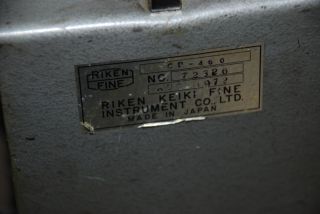 Used Riken Auto Exhaust Gas Indicator Kit GP 460 Japan WOW Inv 4049 