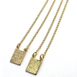You are bidding on a beautiful Scapular Gold Filled 18k pendant.