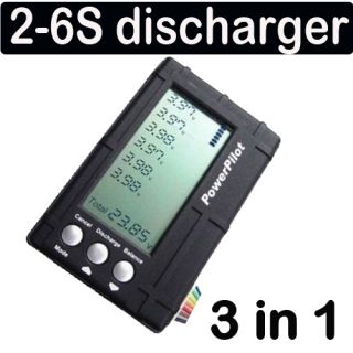 2S 6S Battery Voltage Balancer LCD Discharger Entlader