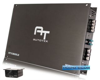 Autotek ATX3000 2 3000W Car Audio 2 Channel Class AB MOSFET Power 