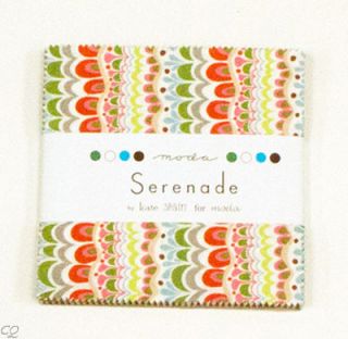 Moda Kate Spain Serenade Charm Pack 42   5 Inch Squares Cotton Quilt 