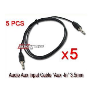  to Auxiliary Aux Input Jack Stereo 3 5mm Cable For Apple Ipod 