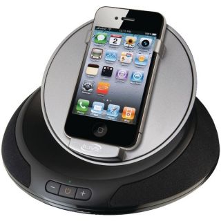    iPhone iPod app enhanced Speaker System 3D rotating Dock Aux input