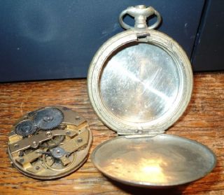 Antique Avance Retard pocket watch for repair or parts (40s)