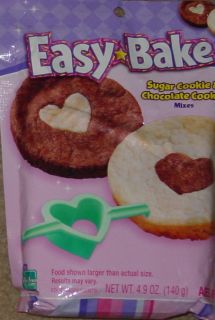 Easy Bake Real Meal Oven Sugar Chocolate Cookie Mixes