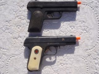 Vintage Hubley Army 45 Bana Special Agent Toy Cap Guns