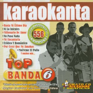 Karaokanta Kar 4556 Top Banda 6 Spanish CDG