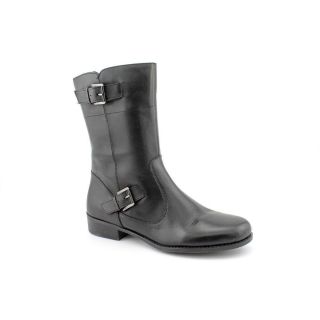 Bandolino Tilling Womens Size 5 5 Black Leather Fashion Mid Calf Boots 