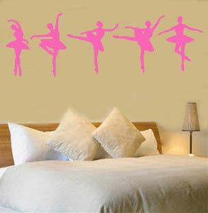 Ballet Dancer Dance Wall Vinyl Mural Art Sticker Decal