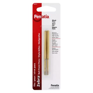 Penatia Zebra F301 F402 Ballpoint Pen Refills, Black Ink, Fine Point 