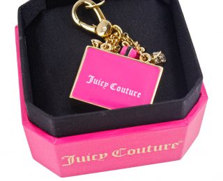 Juicy Couture Pink Shopping Bag Charm New