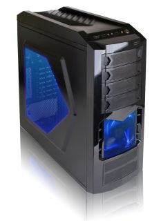Xion Predator Steel ATX Mid Tower Computer Gaming Case AXP970 001BK 