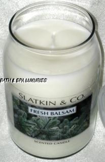 Bath Body Works Fresh Balsam Candle Huge 22 oz Lot x 2