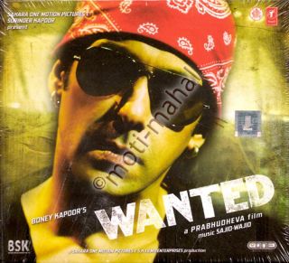 Wanted Salman Khan Ayesha Takia Azmi Bollywood Music CD