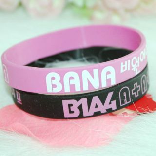   Jinyoung CNU Sandeul Baro Gongchan BANA silicone bracelets K POP
