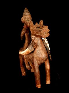 Bambara Horse Rider African Tribal Art