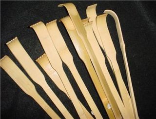 lot of 12 wooden bamboo back scratchers 18 long new