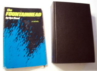 The Fountainhead Ayn Rand Book Club Ed 592 HB DJ 1943