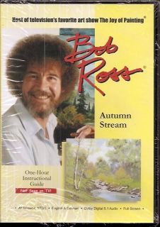 you are bidding on bob ross autumn stream 1hr dvd never seen on tv 