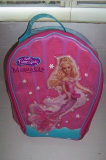 Barbie Fairytopia Mermaidia Backpack Doll Carrying Case Very Good Cond 