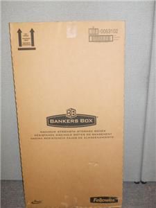 Fellowes Bankers Box 0063102 631 Maximum Strength Storage Boxes 4 BX 